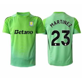 Billige Fotballdrakt Aston Villa Emiliano Martinez #23 Keeper Replika Bortedrakt 2025-26 Kortermet